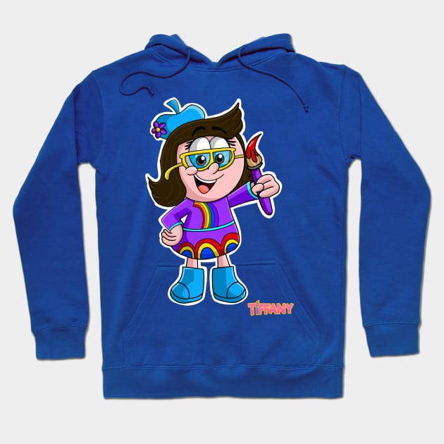 TIFFANY FISHER ARTIST Human Tiffany Hoodie by TiffanyFisherArtist